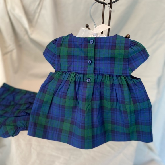 Adorable Janie and Jack LIKE NEW. Baby girl holiday Bloomer set 3-6 months - Picture 2 of 5